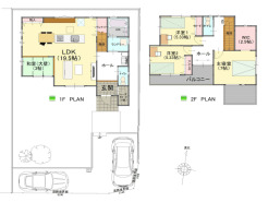 駐車3台可能で、袖ヶ浦駅北口まで徒歩5分、ゆりまちモールまでも歩いて5分の好立地。
子育て世代に人気の奈良輪小学校まで歩いて8分のわかりやすい安心通学路です。