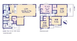 用途に合わせて使いやすい間取です