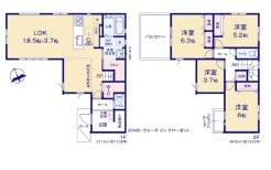 用途に合わせて使いやすい間取です
