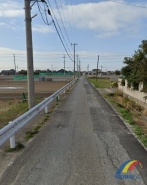 前面道路です。