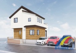 駐車3台可能で、60坪以上の敷地で広々開放的。
LDK20帖以上で家族団らんとしたお時間が過ごせます。
※イメージパース