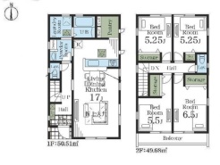 用途に合わせて使いやすい間取です