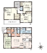 用途に合わせて使いやすい間取です