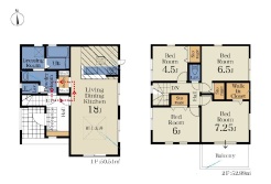 用途に合わせて使いやすい間取です