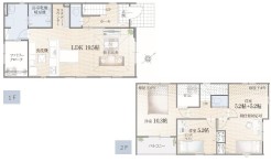 用途に合わせて使いやすい間取です