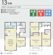 用途に合わせて使いやすい間取です