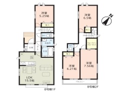 用途に合わせて使いやすい間取です