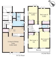 A号棟 用途に合わせて使いやすい間取りです