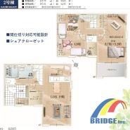 用途に合わせて使いやすい間取です