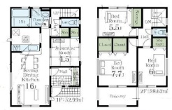 用途に合わせて使いやすい間取りです