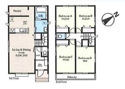 B号棟 用途に合わせて使いやすい間取です