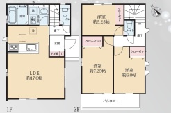 用途に合わせて使いやすい間取です