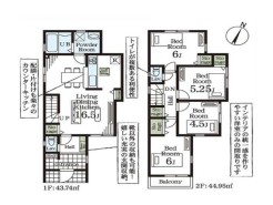 用途に合わせて使いやすい間取です