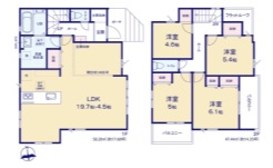 用途に合わせて使いやすい間取です