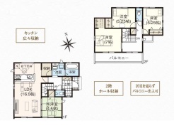用途に合わせて使いやすい間取です