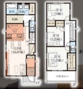 用途に合わせて使いやすい間取です