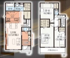 用途に合わせて使いやすい間取です