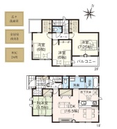 用途に合わせて使いやすい間取です