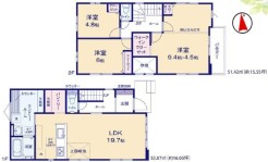 用途に合わせて使いやすい間取です