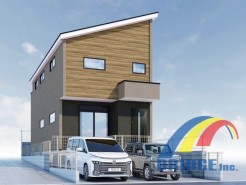 駐車2台可能で、商業施設徒歩圏内で生活環境の整ったエリア。
そして、収納スペースも豊富で大容量のウォークインクローゼット付き。
是非、千葉市内で新築一戸建てをお探しの方はお気軽にお問い合わせください。
社員一同心よりお待ちしております。
外観イメージパース