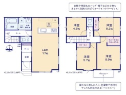 用途に合わせて使いやすい間取です