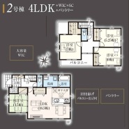 用途に合わせて使いやすい間取です