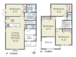 間取り図です。