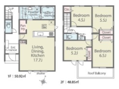 間取り図です。