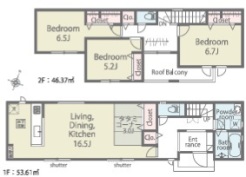 間取り図です。