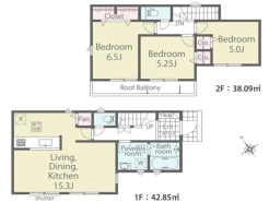 1号棟 用途に合わせて使いやすい間取です