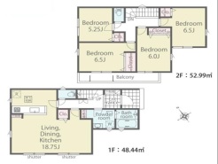 用途に合わせて使いやすい間取です
