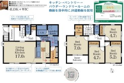 用途に合わせて使いやすい間取です