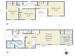 1号棟 用途に合わせて使いやすい間取です