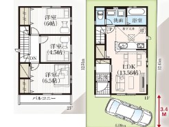 用途に合わせて使いやすい間取です