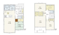 1号棟 用途に合わせて使いやすい間取です