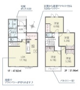用途に合わせて使いやすい間取です