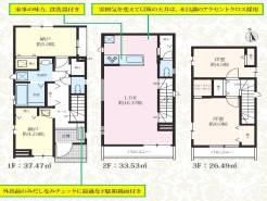 用途に合わせて使いやすい間取です