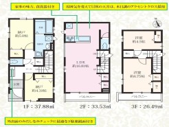 用途に合わせて使いやすい間取です