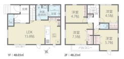 用途に合わせて使いやすい間取です