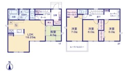 用途に合わせて使いやすい間取です