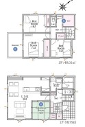 用途に合わせて使いやすい間取です