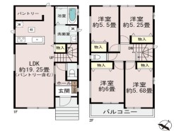 用途に合わせて使いやすい間取です