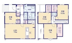 用途に合わせて使いやすい間取です