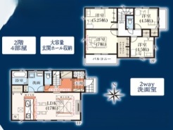 用途に合わせて使いやすい間取です