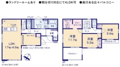 用途に合わせて使いやすい間取です