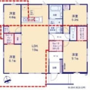 用途に合わせて使いやすい間取です