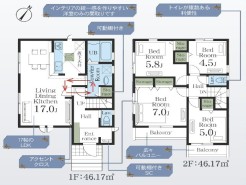 用途に合わせて使いやすい間取です