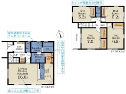 用途に合わせて使いやすい間取です