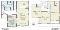 用途に合わせて使いやすい間取です