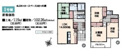 用途に合わせて使いやすい間取です